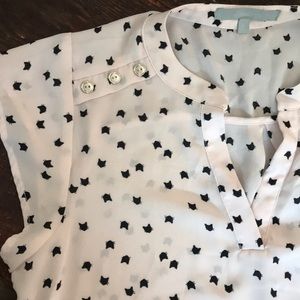 Sweet Rain | Cat Print Top